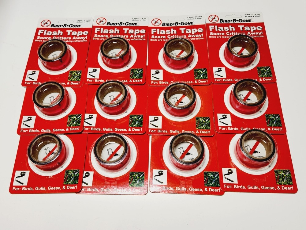 Bird-b-gone Flash Tape 12pk
