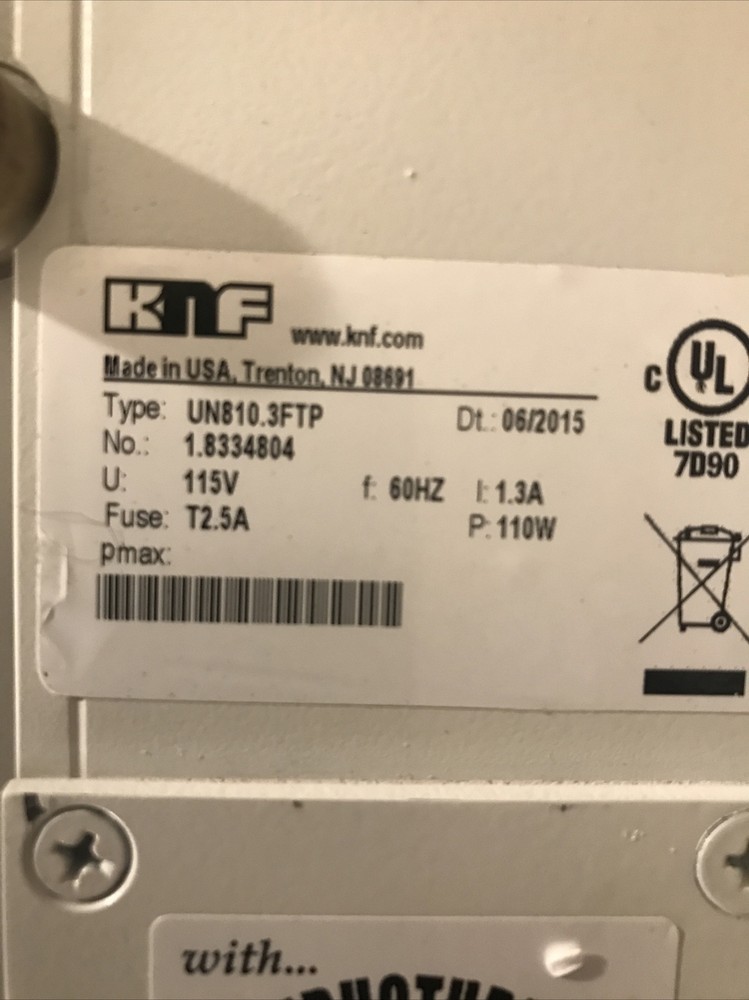 KNF UN810.3FTP Diaphragm Pump