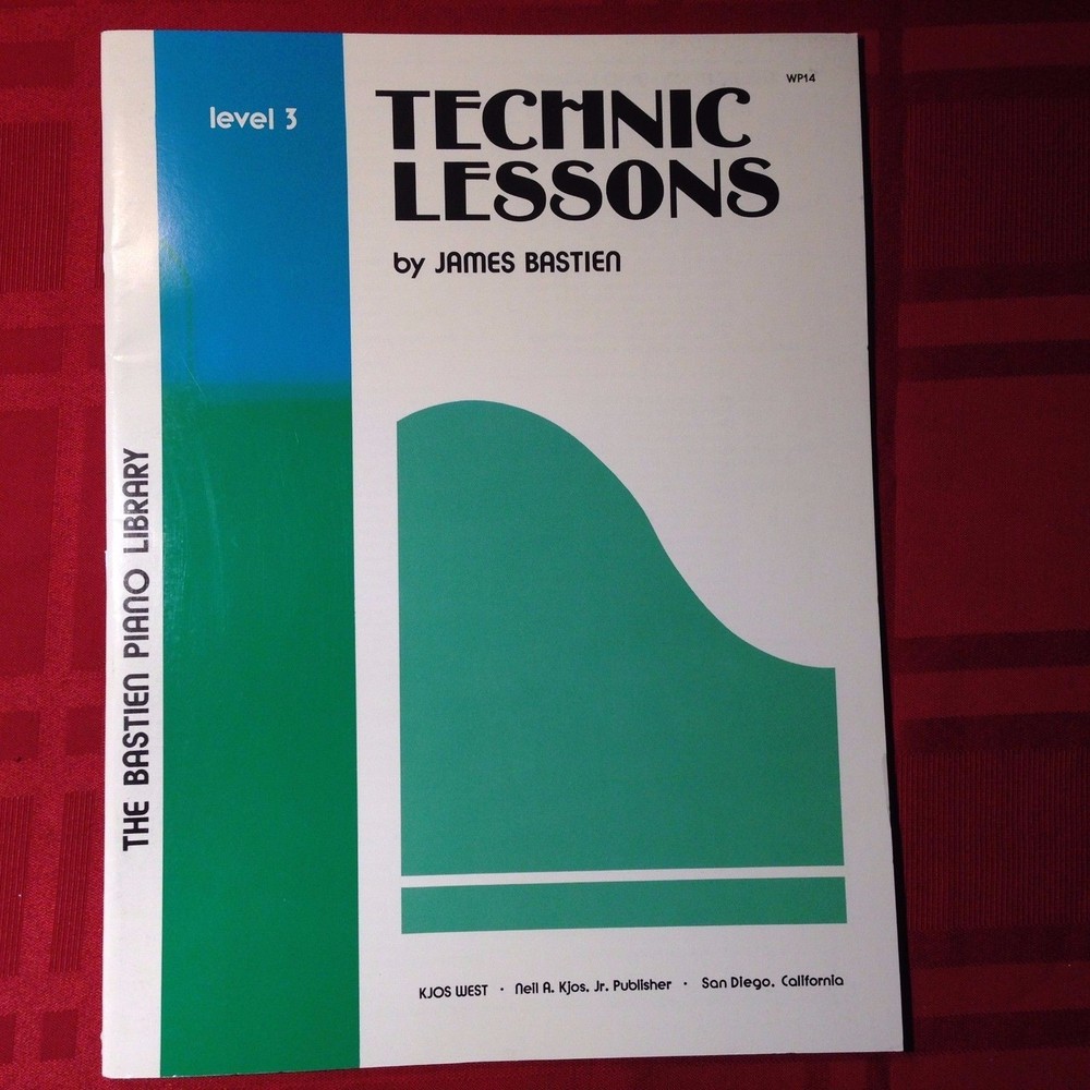 Bastien Piano Library TECHNIC Lessons LEVEL 3  WP14