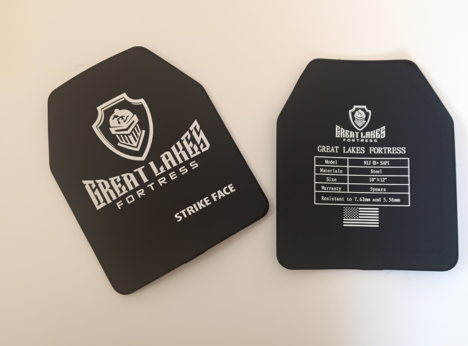 Body Armor Plates Level 3+ Curved Lighter Than Ar500 Bullet Proof Steel 10x12