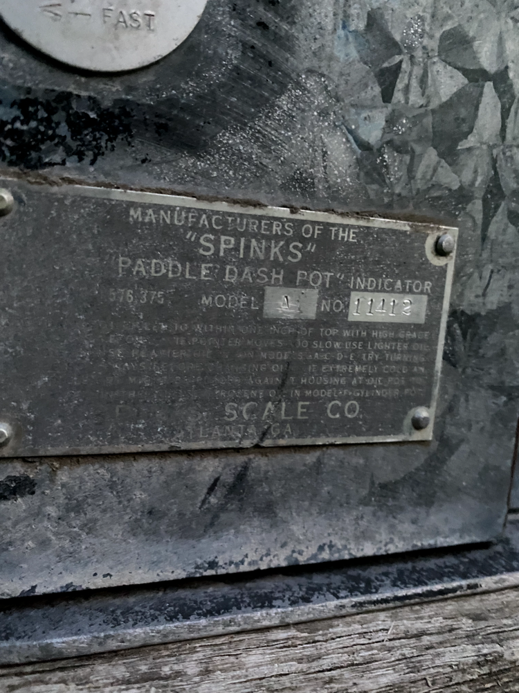 Vintage Howe Platform Scale Spinks Scale Co Antique General Store