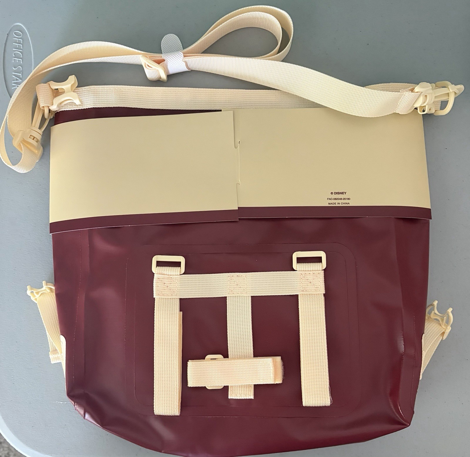 Disney Cruise Line DESTINY Maiden Voyage Gold Castaway Club Wet/Dry Bag DCL New