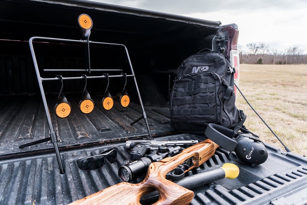 Caldwell Rimfire Resetting Target - Durable, Easy Setup, .22LR