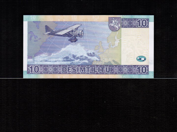 Lithuania 10 LITU 2007 Prefix AB UNC