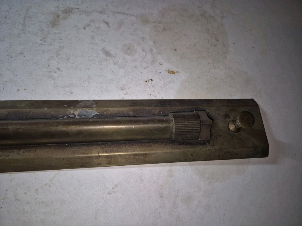 ANTIQUE BRASS / BRONZE ROLLING PARALLEL RULER