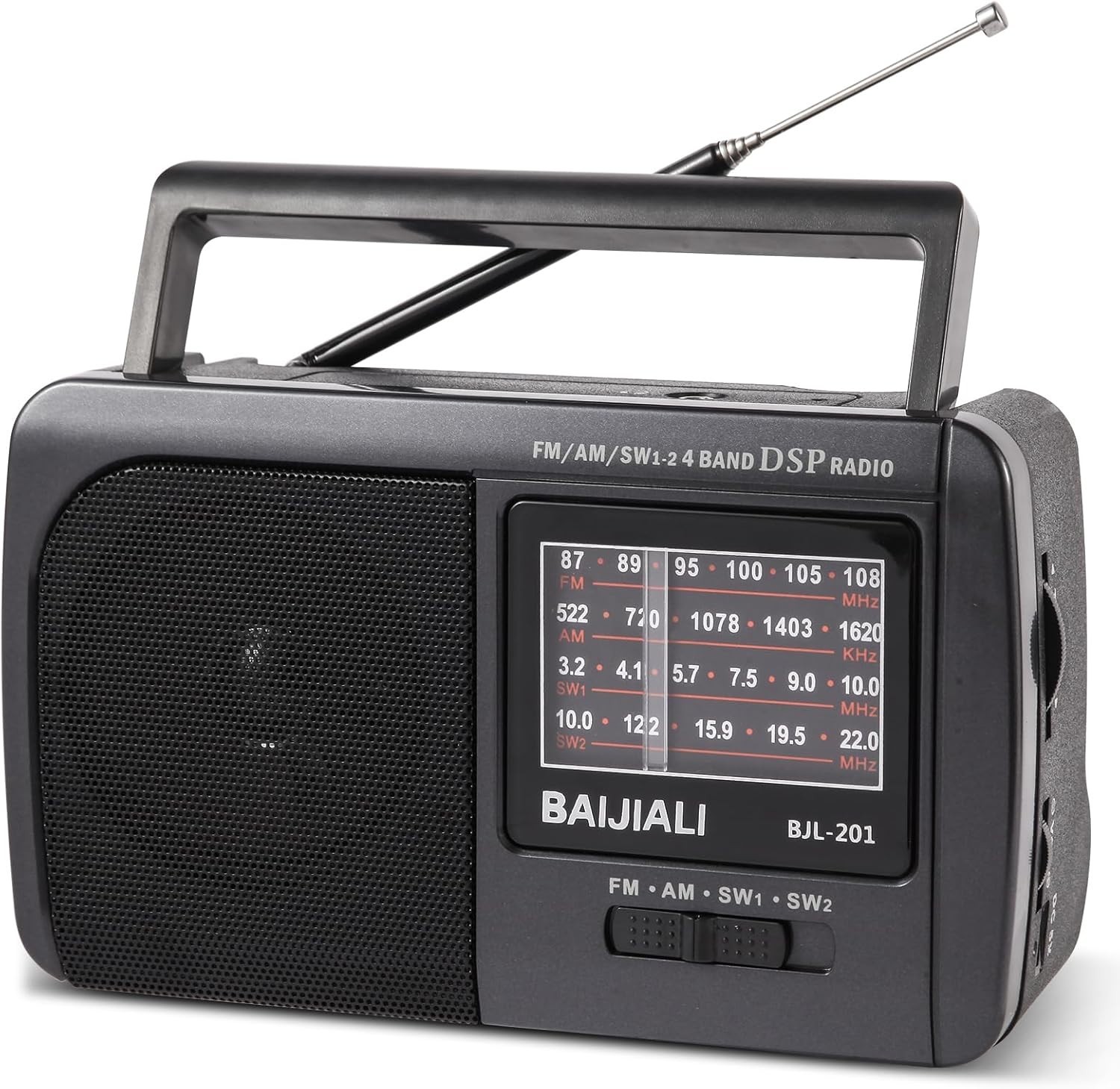 AM FM Radio Portable Plug in Wall or AA Battery Operated for Home/Outdoor & Emer