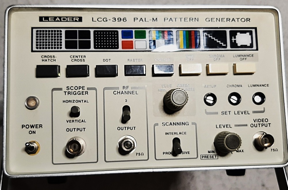 Leader Model LCG-396 PAL-M Pattern Generator - Tested Works