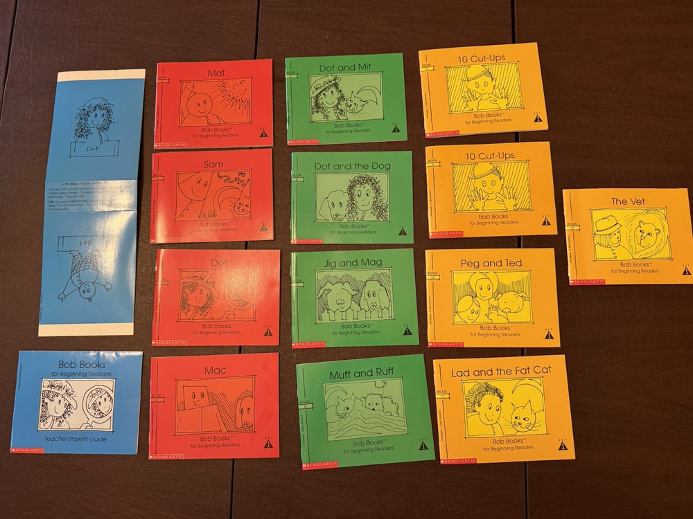 Bob Books Set 1 & Set 2 Complete Scholastic Early Reader Phonics – UNUSED