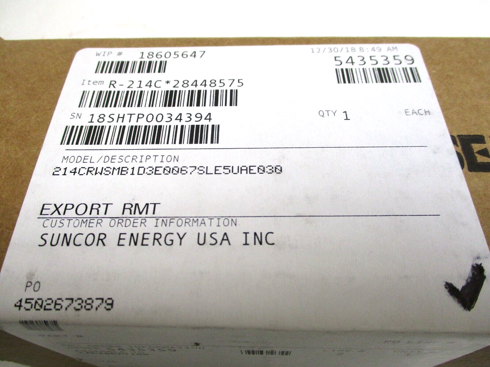 ROSEMOUNT SENSOR PROBE , 214CRWSM1D3E0067SLE5UAE030