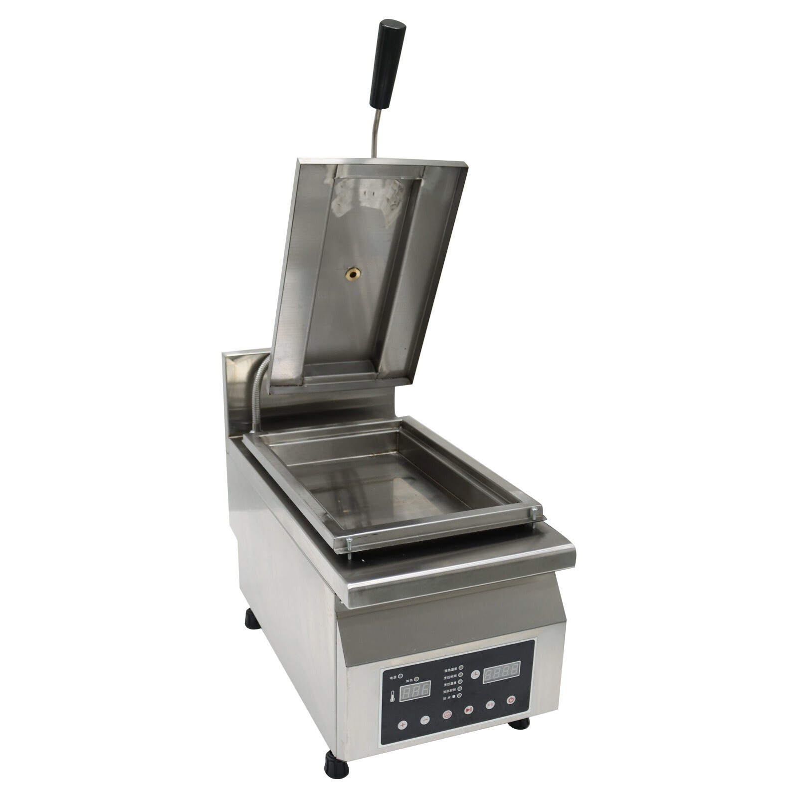 Used Fried Steam Dumpling Maker Single head Fryer Wonton Machine Automatic 220V