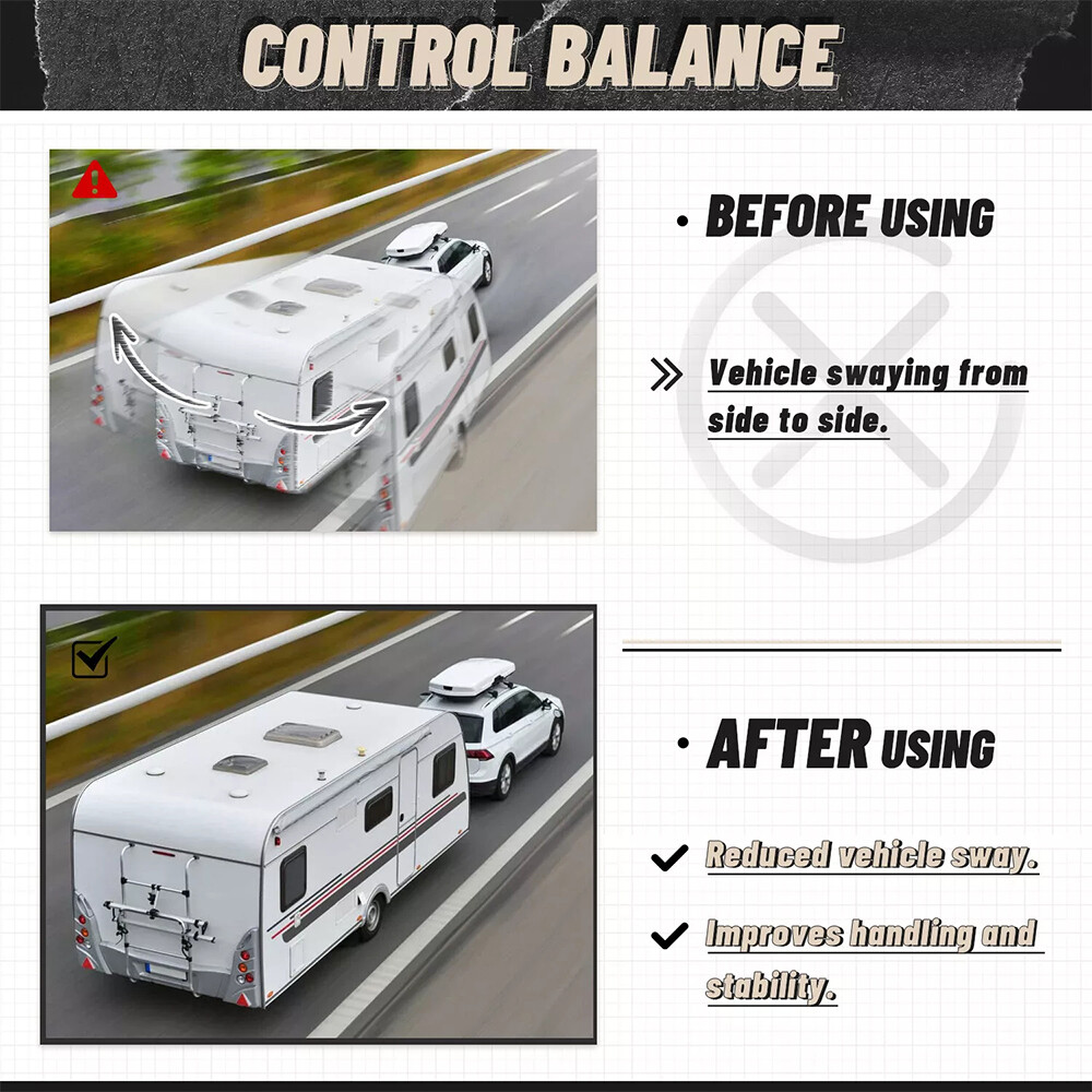 2PCS⬇Trailer Sway Control Bracket for Equalizer Hitch-Weight Distribution System