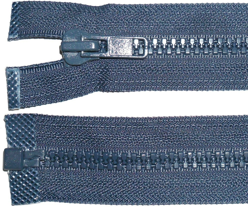 ZIP NAVY BLUE 36"/92CM, CHUNKY TEETH, PLASTIC OPEN END, NUMB 5