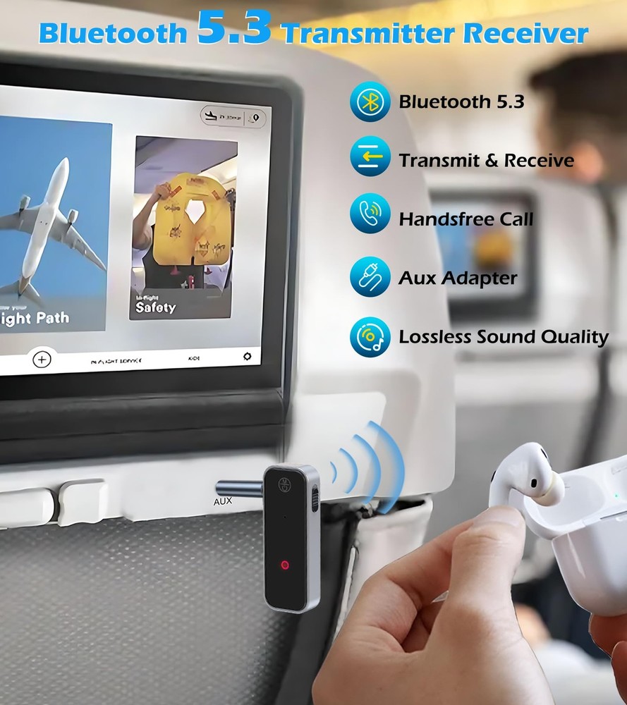 Bluetooth 5.3 Transmitter Receiver, Bluetooth Transmitter for