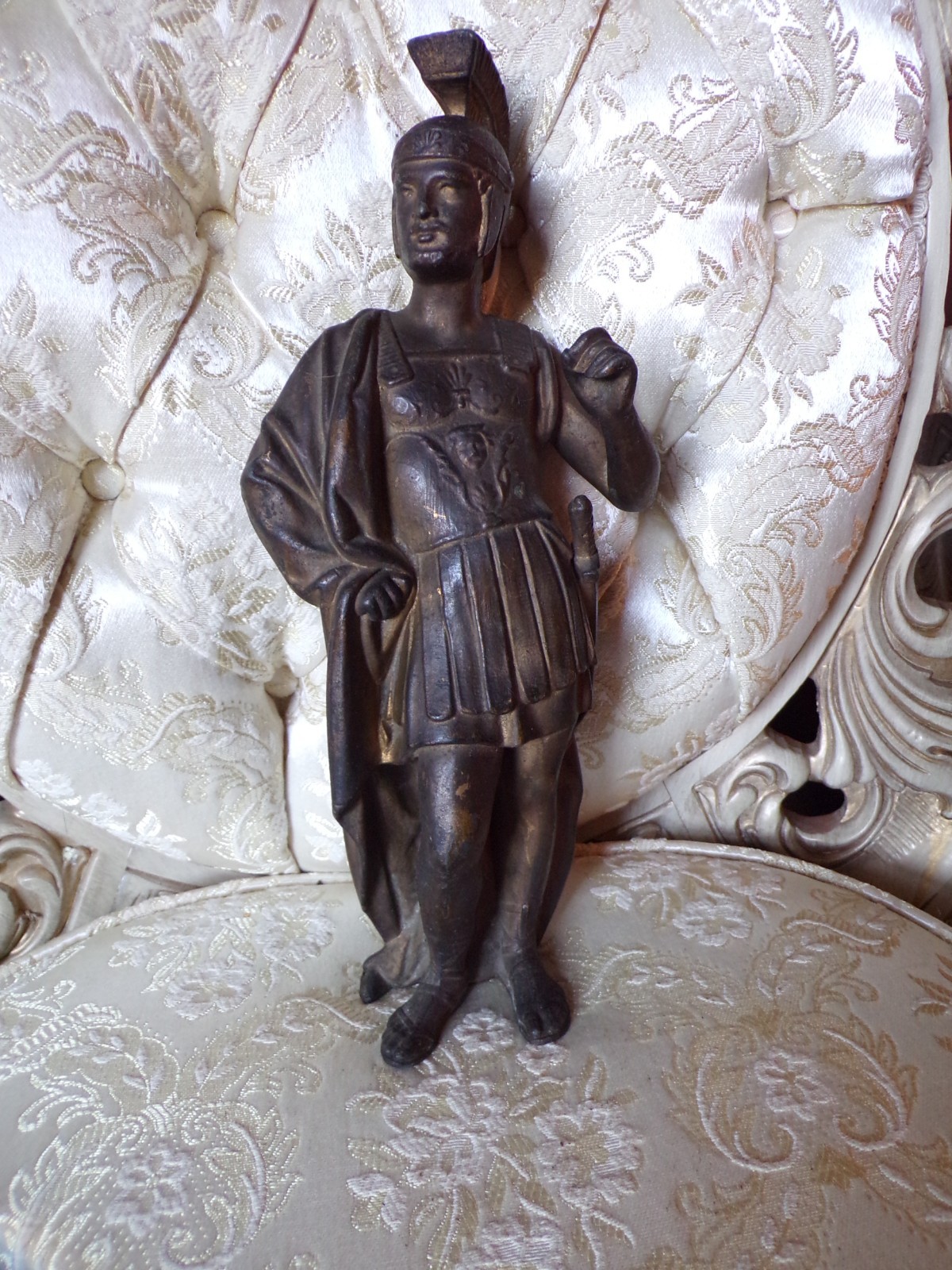 Antique Bronze Roman Solider