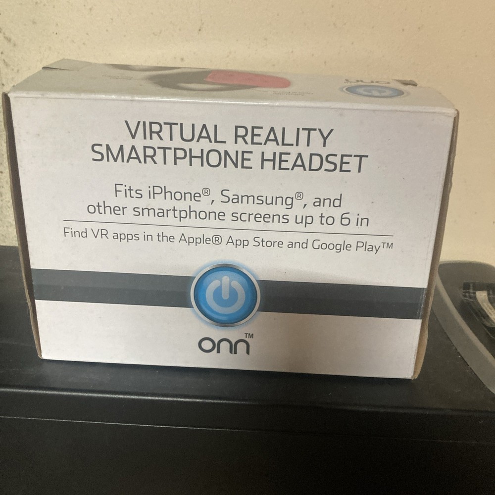 Onn Virtual Reality Smartphone Headset Red