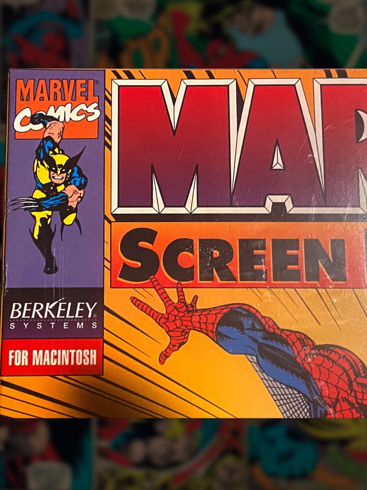 MARVEL DESKTOP ART and STILL IMAGE SCREEN SAVER Macintosh Software