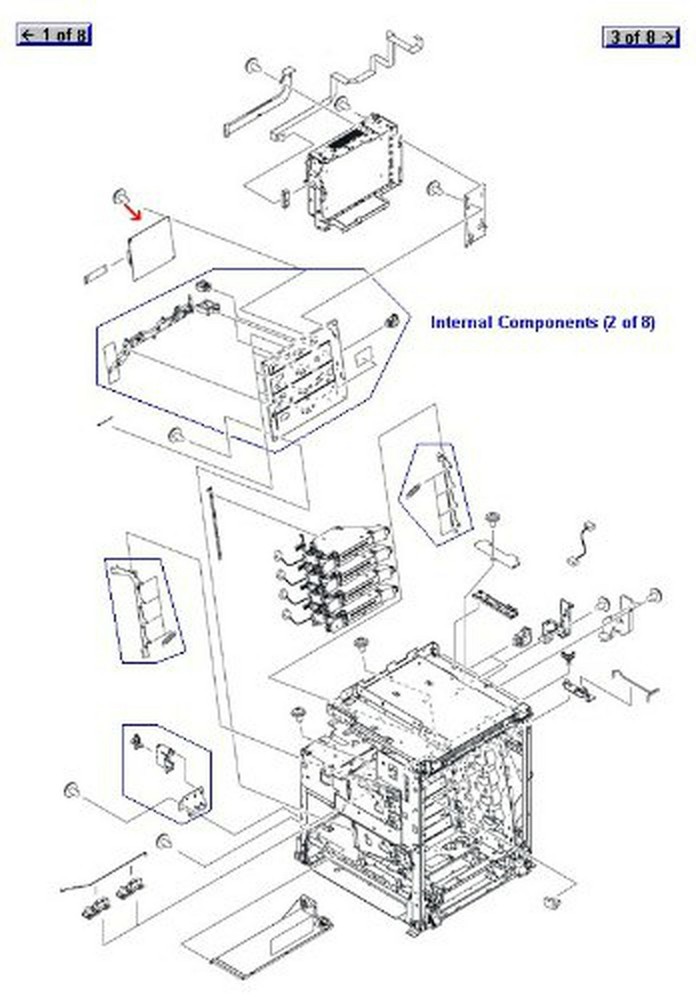 HP CLJ 4730 DC Controller RM1-2346-RO