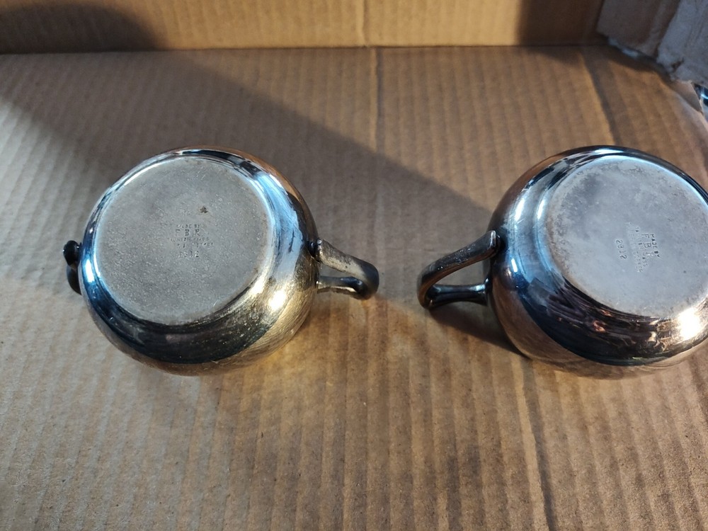 FBR Silver Over Copper 2312 Cream And Sugar