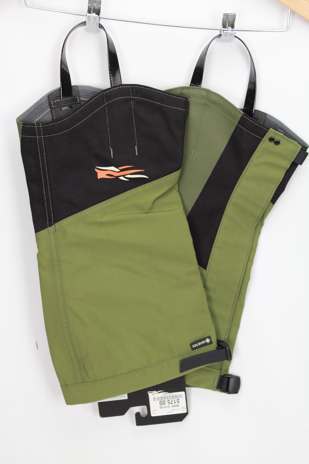 NEW! Sitka Stormfront GORE-TEX GTX Leg Gaiters Covert Olive Black Unisex L-XL