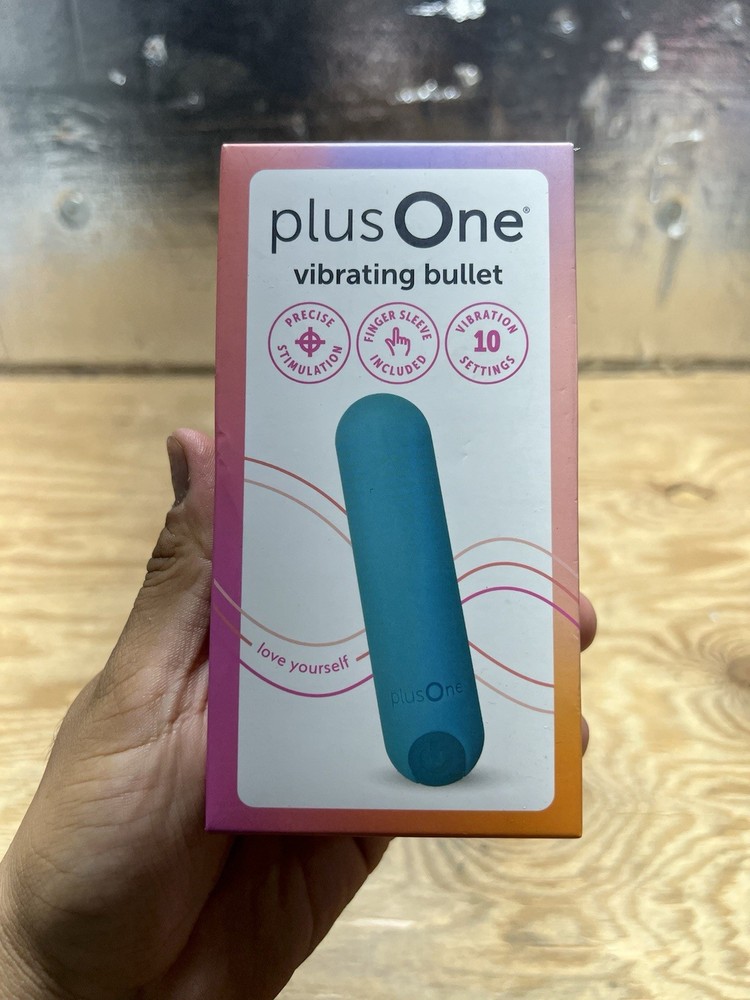 PlusOne Vibrating Bullet 10 Different Vibration Settings Sealed
