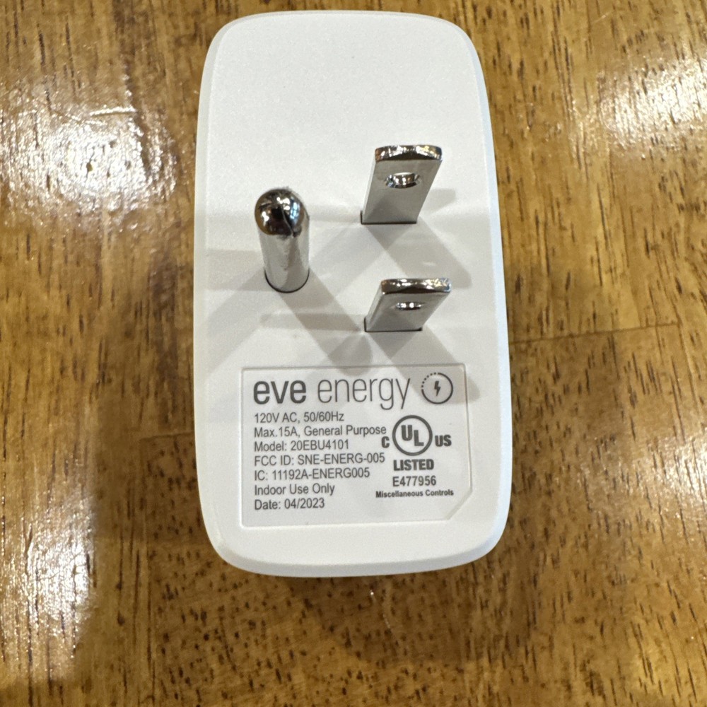 Eve Smart Plug Energy Power Meter Matter Thread iOS Android New