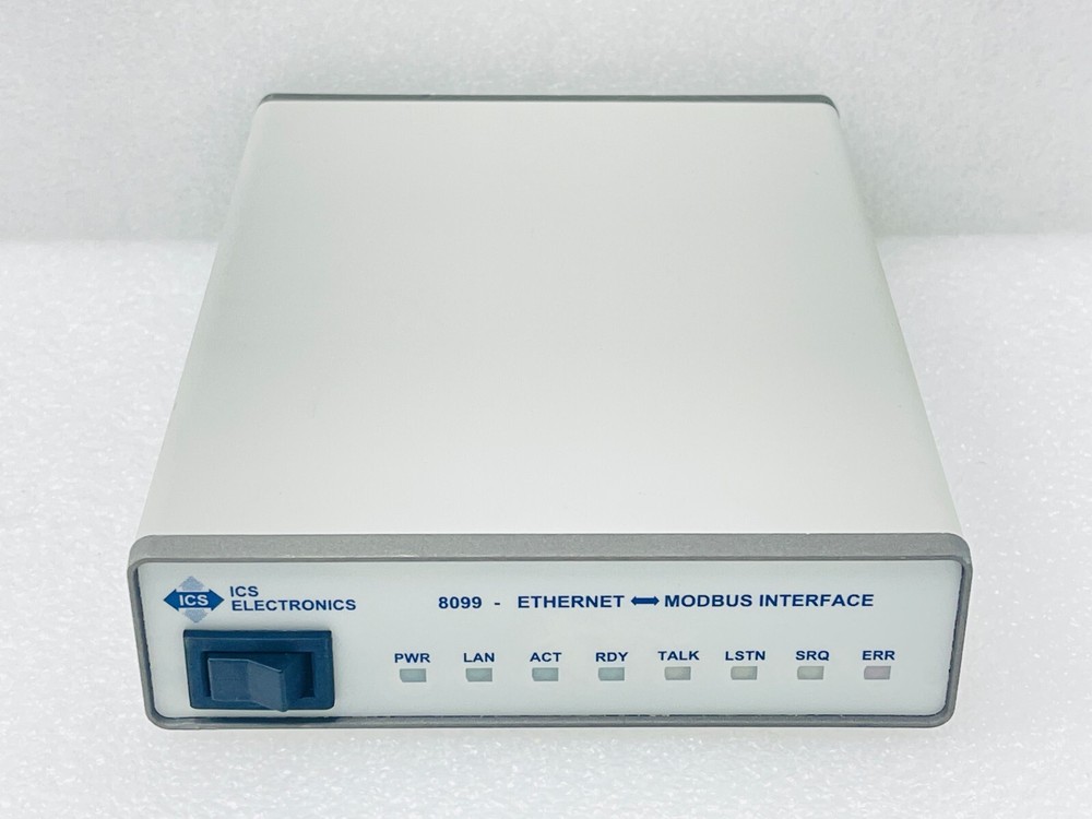 Used - ICS Electronics 8099 ETHERNET - MODBUS INTERFACE (No Power Adapter)
