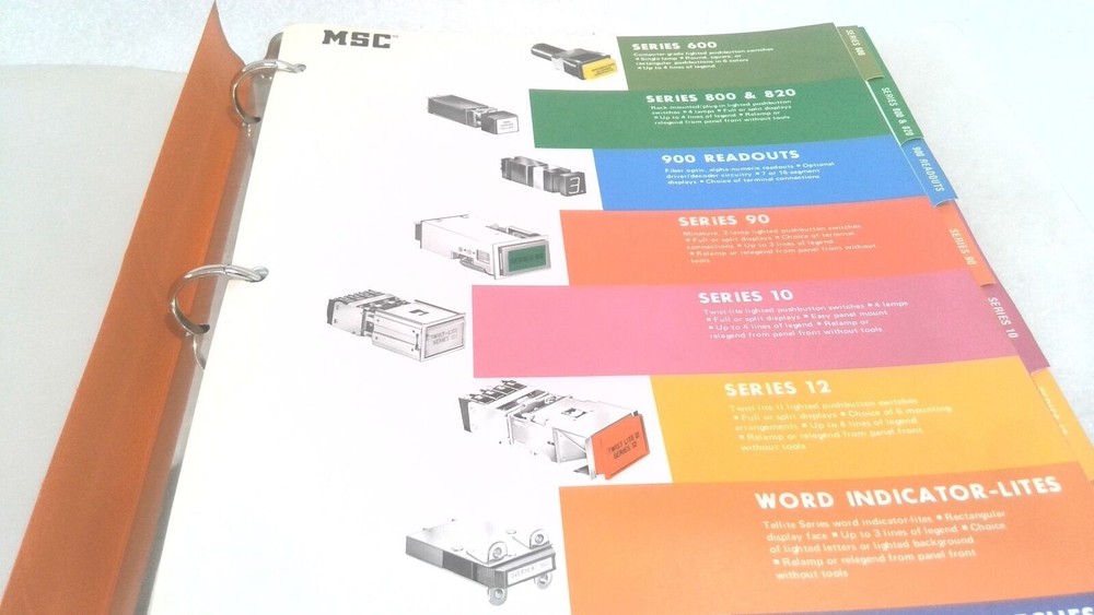 MSC MASTER SPECIALTIES COMPANY 2007H PRODUCT SELECTION GUIDE