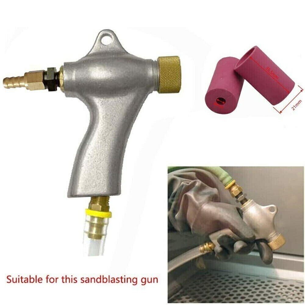10 PCS Sandblaster Gun Nozzles SandBlaster Replacement Cylinder Ceramic Tips