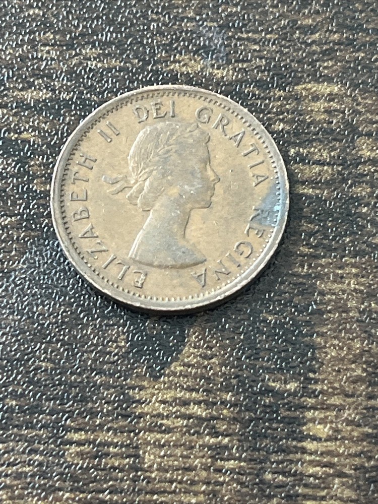 1963 Canada 1 Cent Actual Coin TK7134*