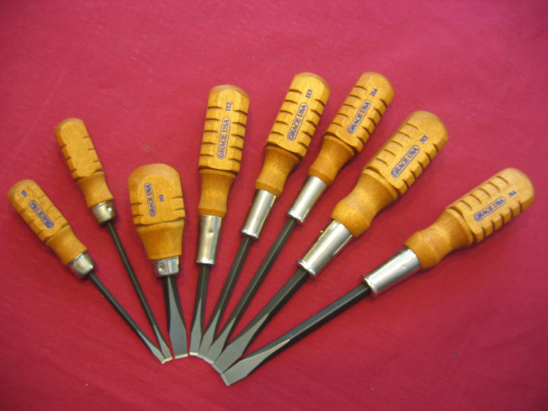 GRACE USA HG-8 8PC GUNSMITH MACHINIST SCREWDRIVER SET MADE IN THE USA