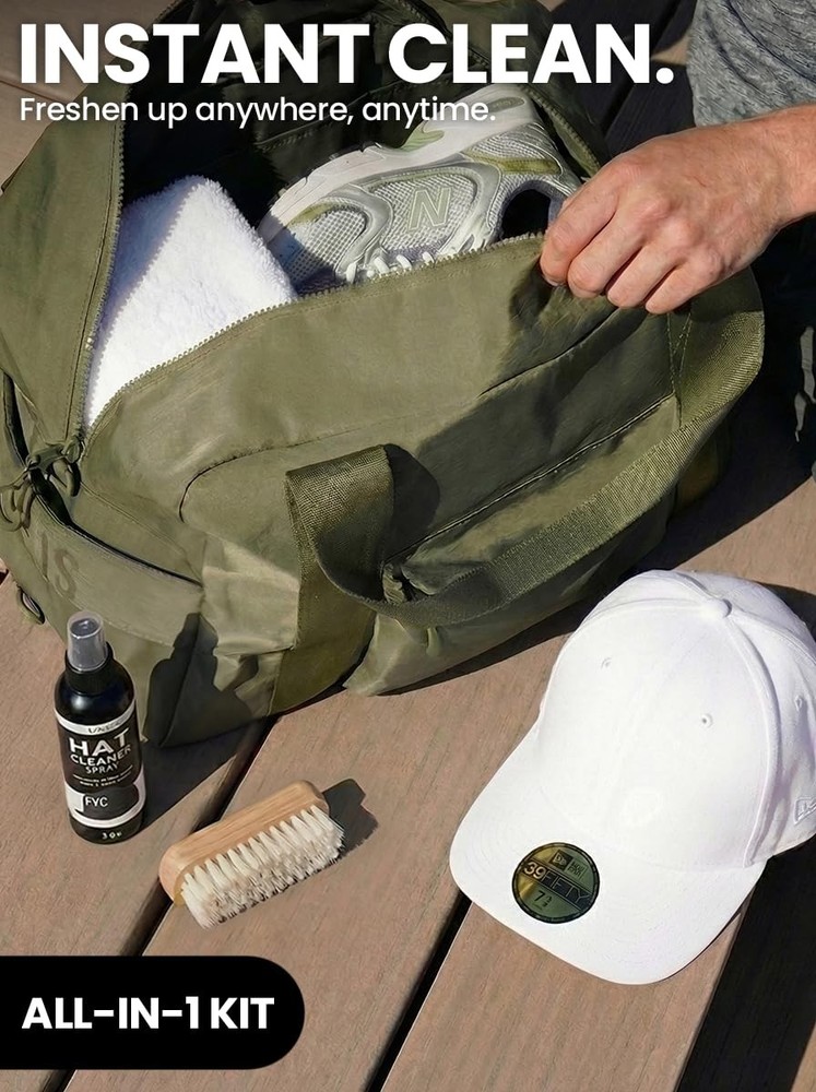 Hat Cleaner for Baseball Caps - (2 Pack) Cleaning 4 Fluid Oz, Multicolor
