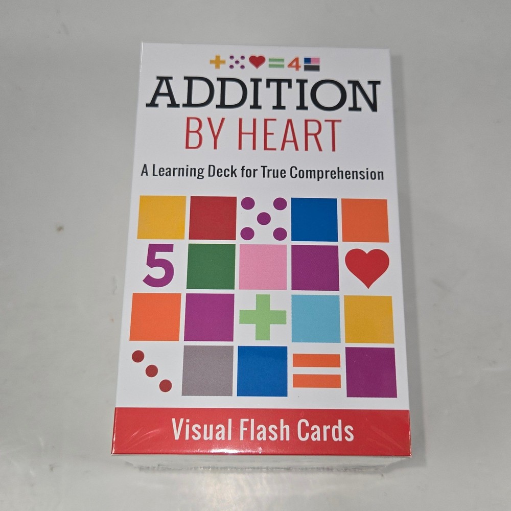 Math for Love Addition By Heart Visual Flash Cards Learning Deck New Sealed