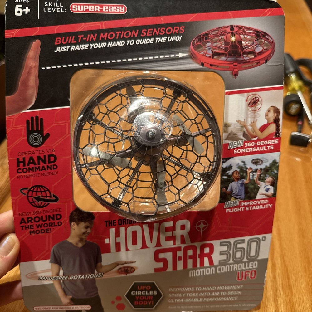 SEALED The Original Hover drone Star 360° Motion Controlled UFO - black