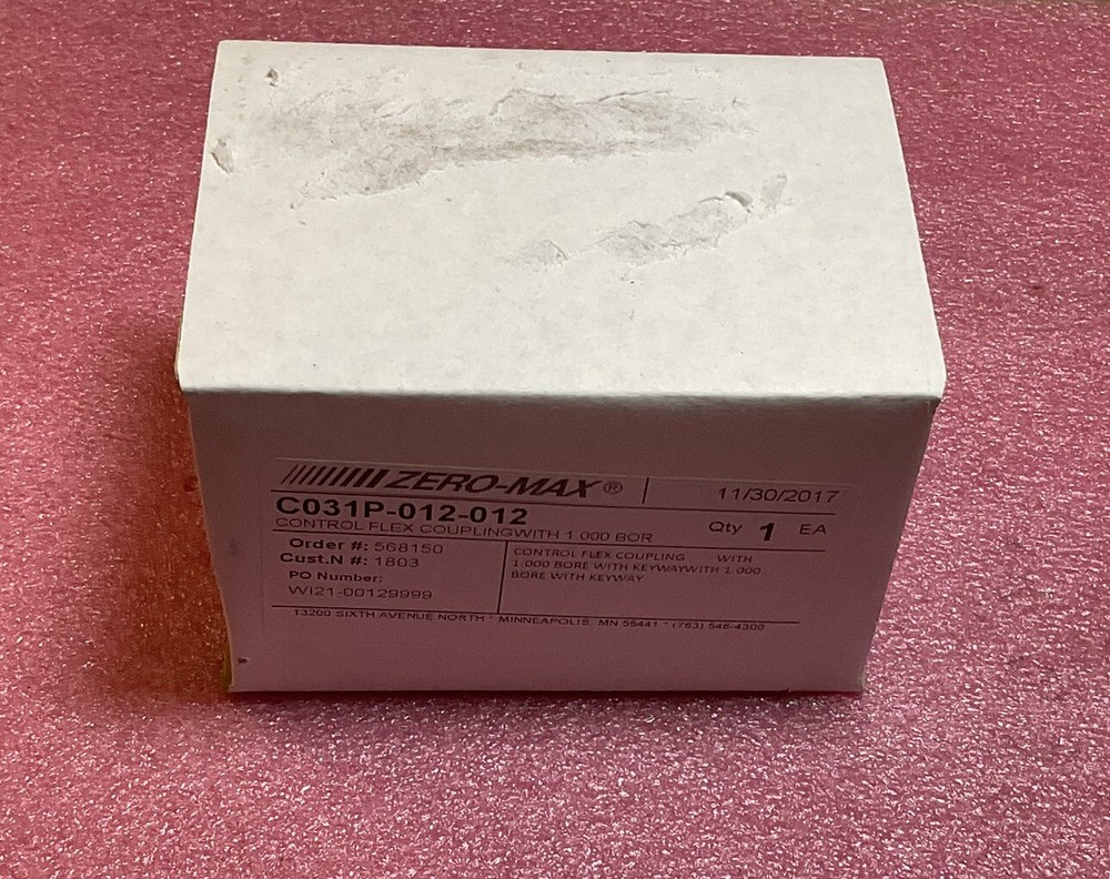 Zero-Max Control Flex Coupling C031P-012-012