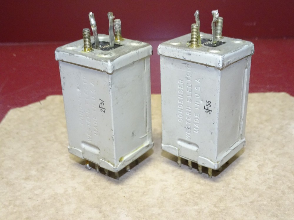 Pair, Western Electric Type 282C Condensers, Adjustable