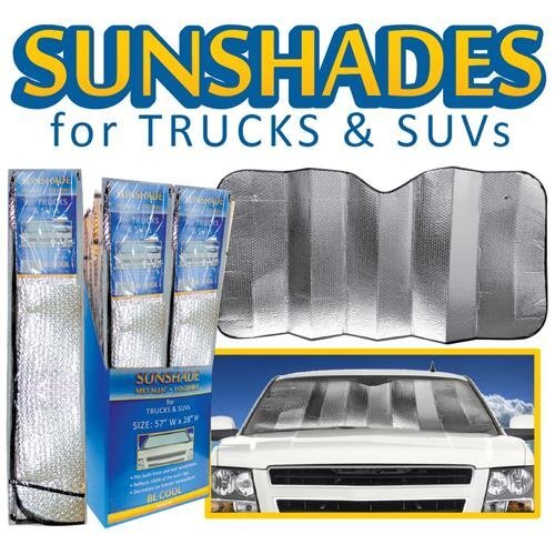 Metallic Foldable Window Shade 57x27