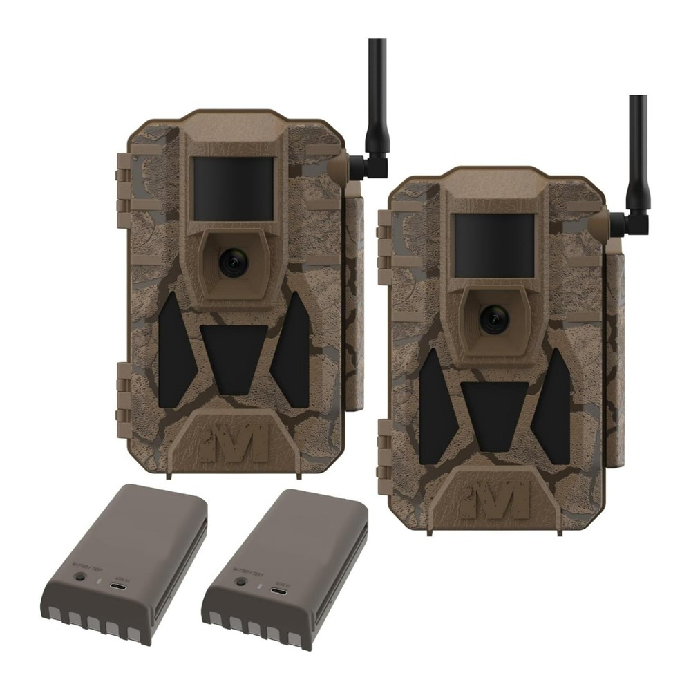 Muddy Matrix 2.0 Power Pack 36MP Trail Camera 32 GB SD, Card Reader (2 Pack)