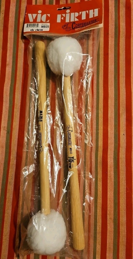 Vic Firth - MB2S - Corpsmaster Bass mallet -- medium head -- soft