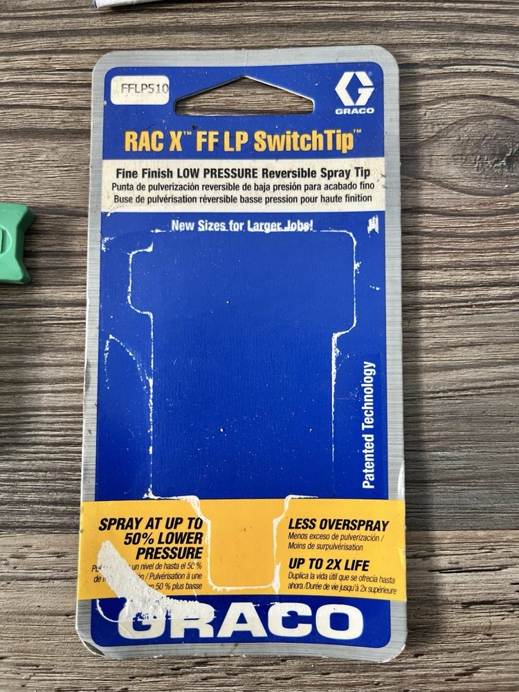 GRACO RAC X FF LP SWITCHTIP TIP ONLY REPLACEMENT SPRAY FINISH HOBBY PART