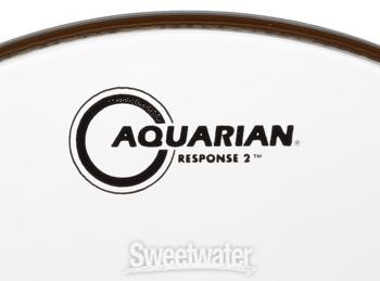 Aquarian Drumheads Response 2 Clear Drumhead - 14"