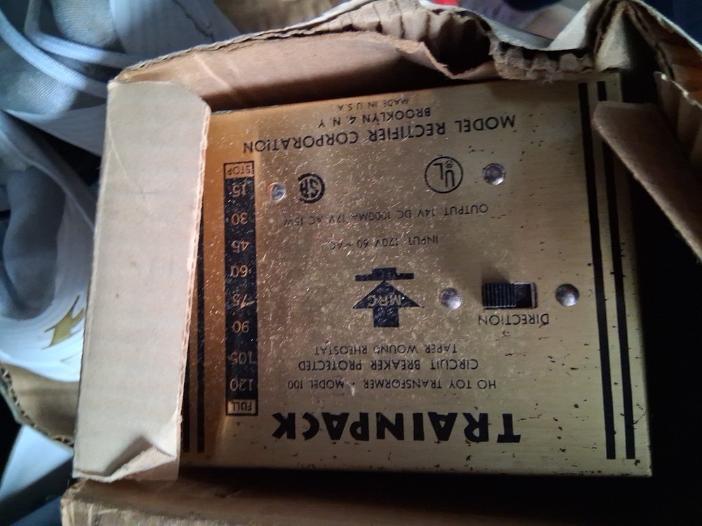 TRAINPACK - H.O. Train Control / Transformer, Model 100, in Original Box