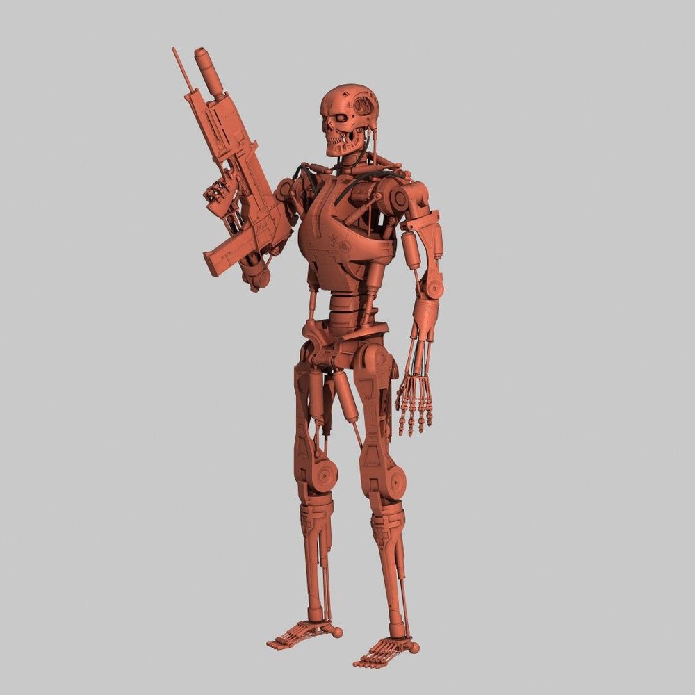 Terminator T-800  Resin Sculpture Statue Model Kit   Unpainted/Unassemb