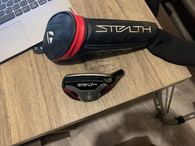 NICE TAYLORMADE STEALTH  RH 19.5 DEGREE # 3 HYBRID CLUB HEAD TM STEALTH HC