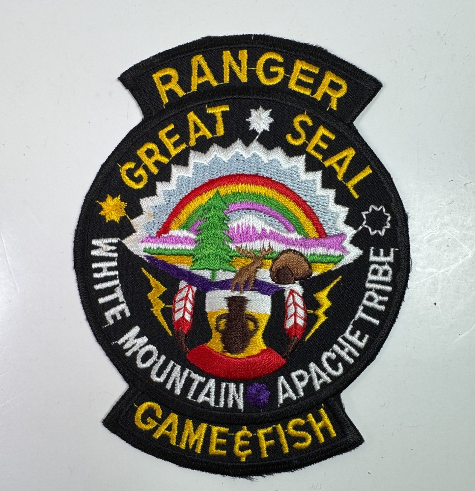 White Mountain Apache Tribe Ranger Game Fish Arizona AZ Patch E4