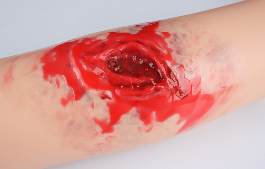 Simulated Trauma Wound Skin Module