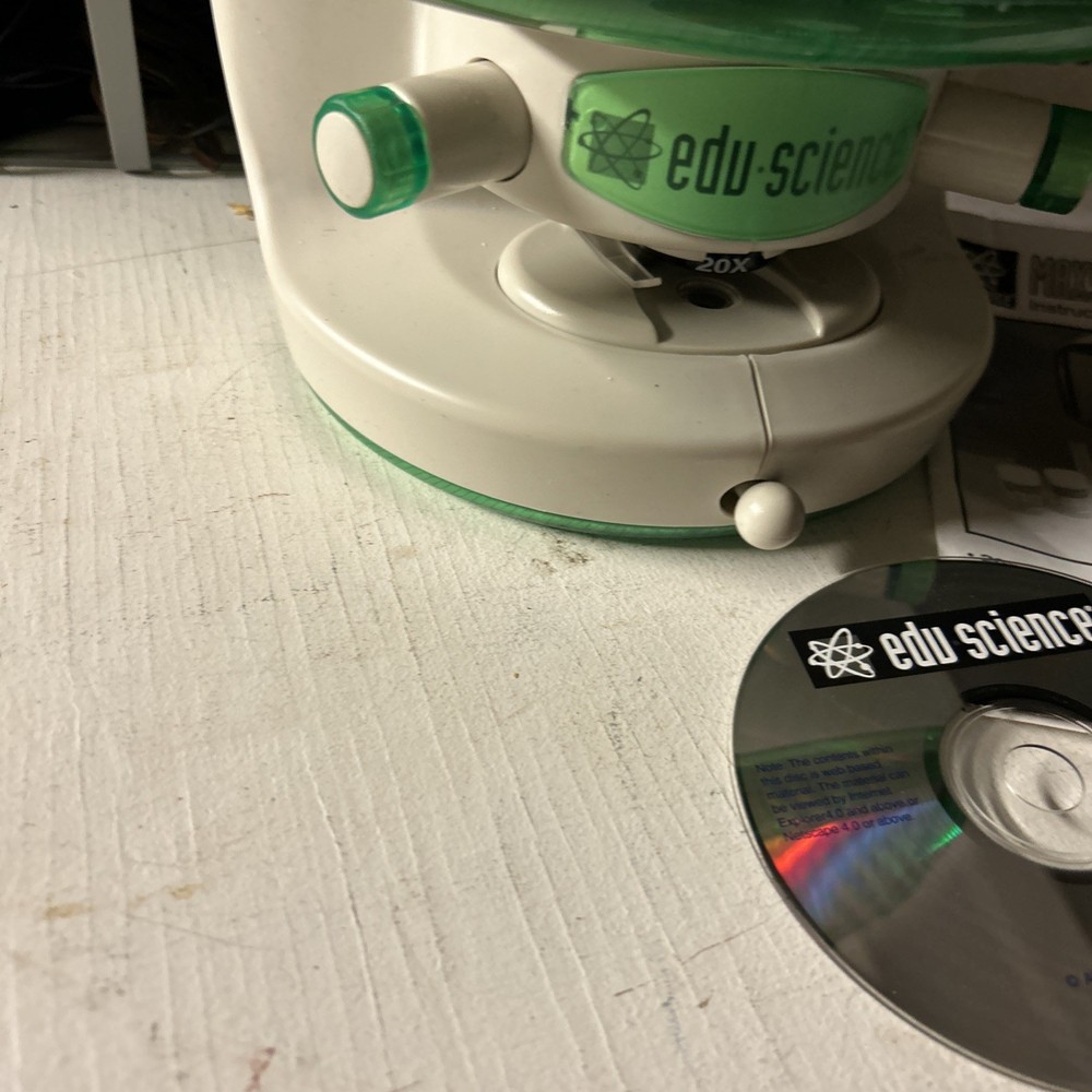 EDU SCIENCE - MAXSCOPE LAB - 20x - 80x (most Accessories Missing) 1A