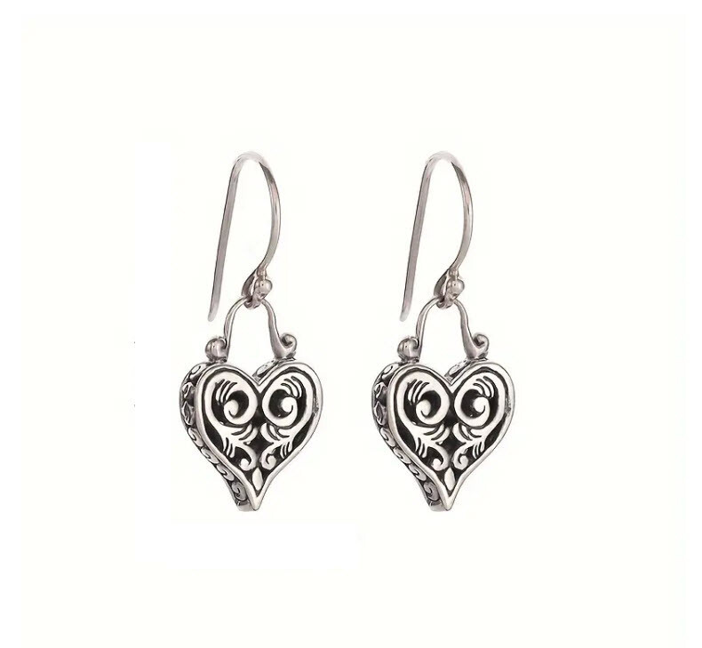 BRIGHTON BEACH Heart Dangle Earrings