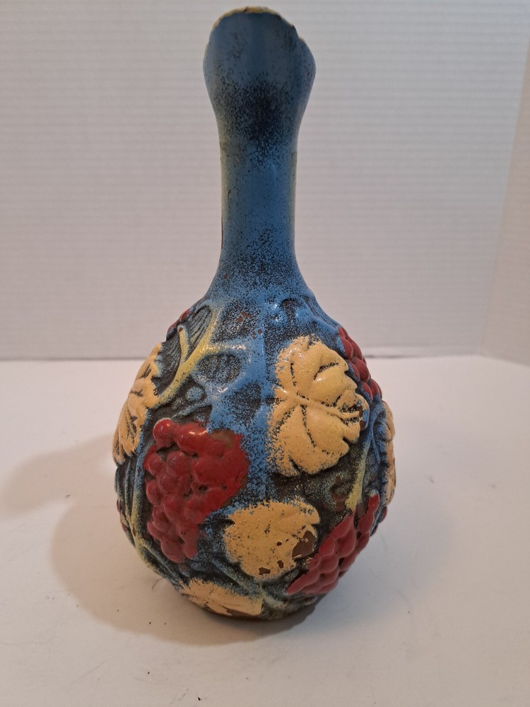 Grapevine Design Pottery Pitcher
