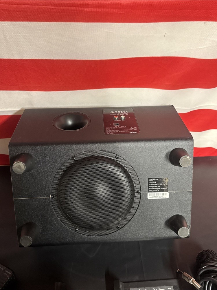Singtrix Party Bundle Karaoke System,microphone,Sub,Cables.Etc Tested