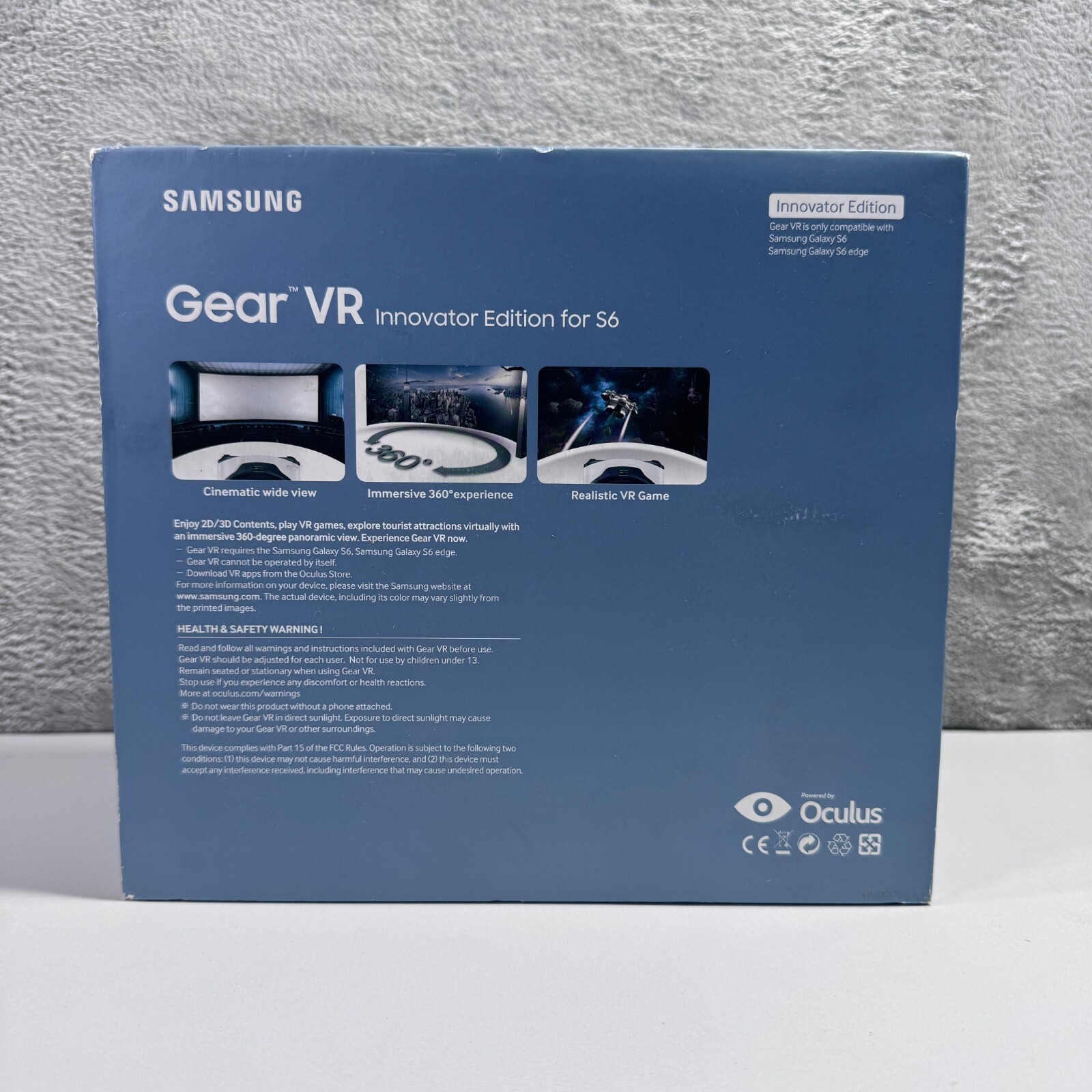 Samsung Gear VR Innovator Edition Headset for Galaxy S6 and S6 Edge